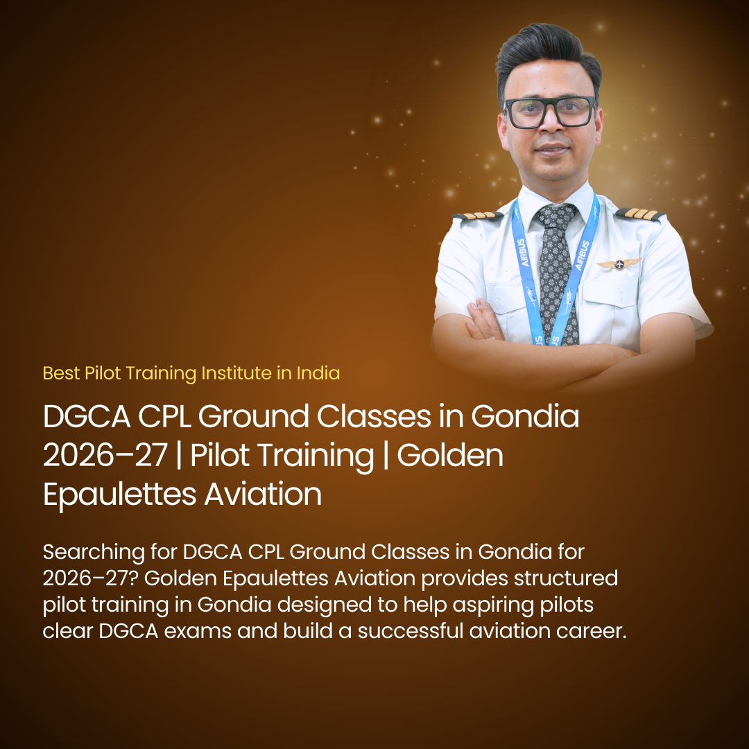DGCA CPL Ground Classes in Gondia 2026–27 | Pilot Training | Golden Epaulettes Aviation